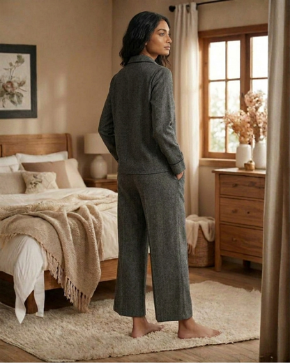 The Sierra Co-ord Set for Women | Premium Cotton Matching Set | Relaxed Fall/Winter Lounge & Travel Wear