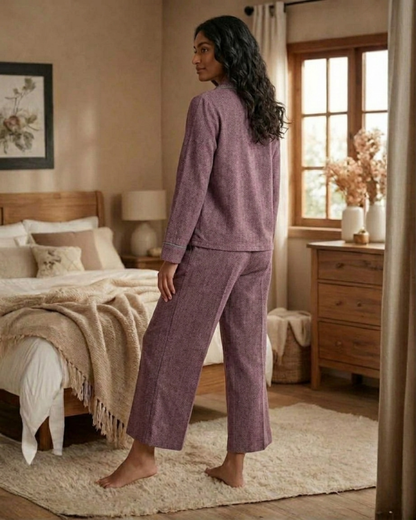 The Sierra Co-ord Set for Women | Premium Cotton Matching Set | Relaxed Fall/Winter Lounge & Travel Wear